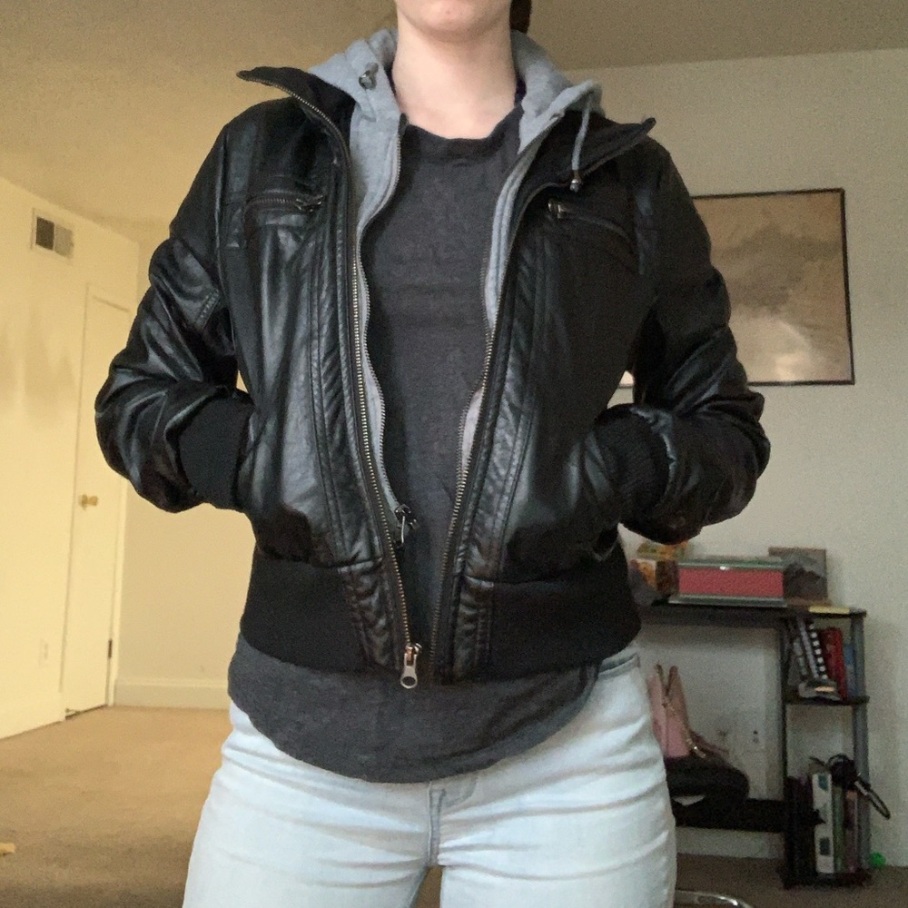 Leather jacket